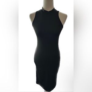 Sexy Mock Neck Bodycon Midi Tank Dress size S (4)